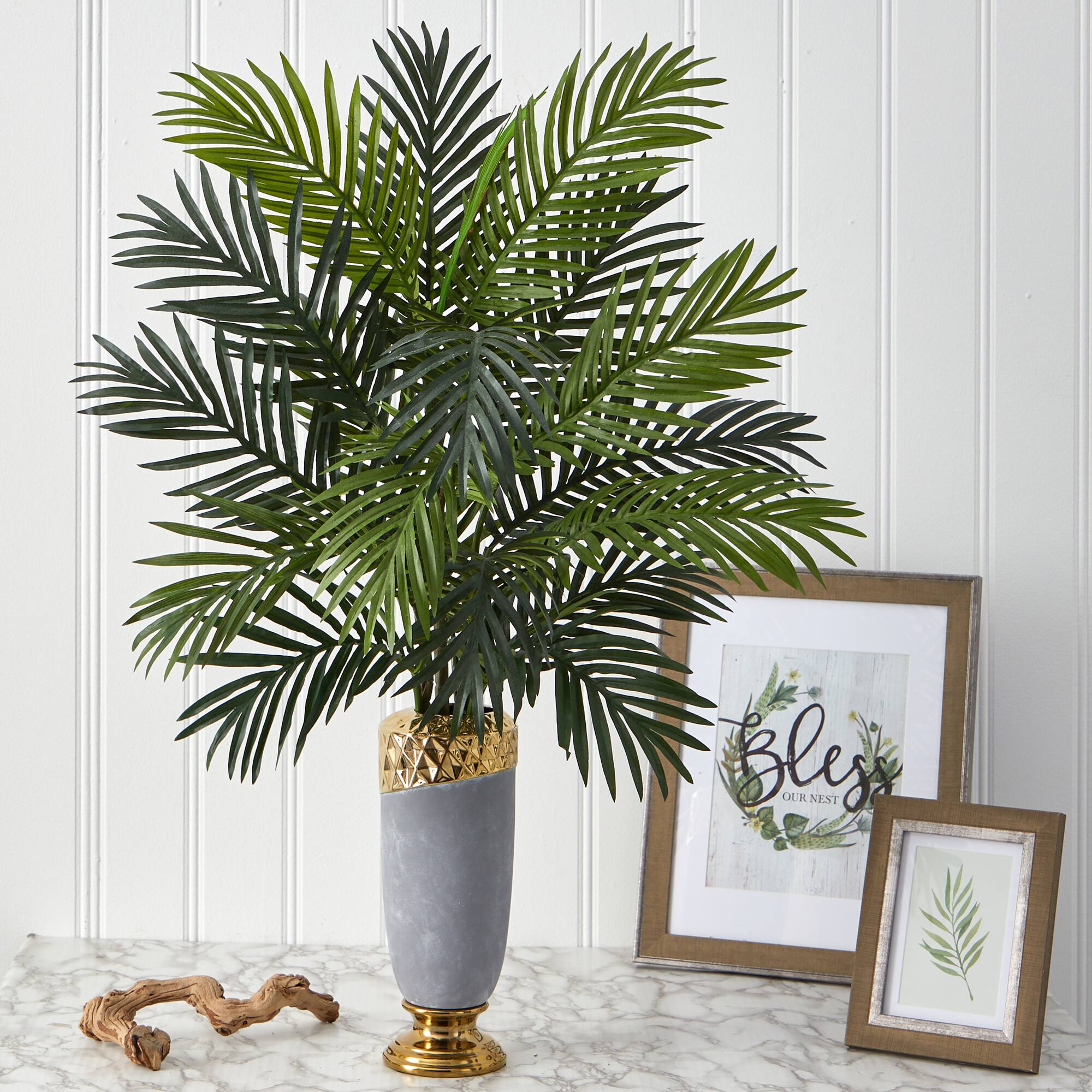 3ft. Areca Palm Plant in Designer Planter